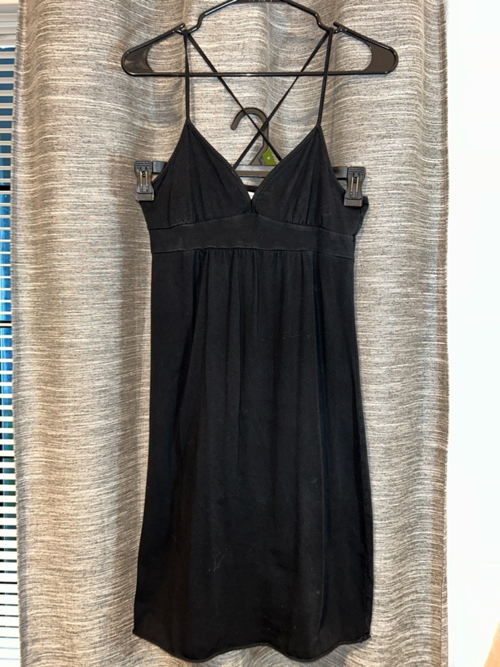 GAP Black Crisscross Strap Mini Dress XS